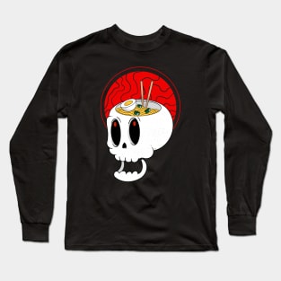 Skull Ramen Long Sleeve T-Shirt